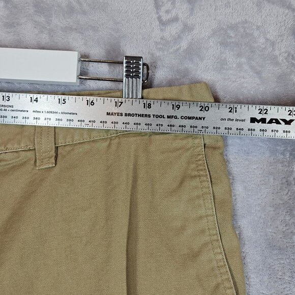 Columbia Kahki Pants Mens 42 Tan Cargo Zip pocket office casual casual outdoor g - Picture 6 of 13